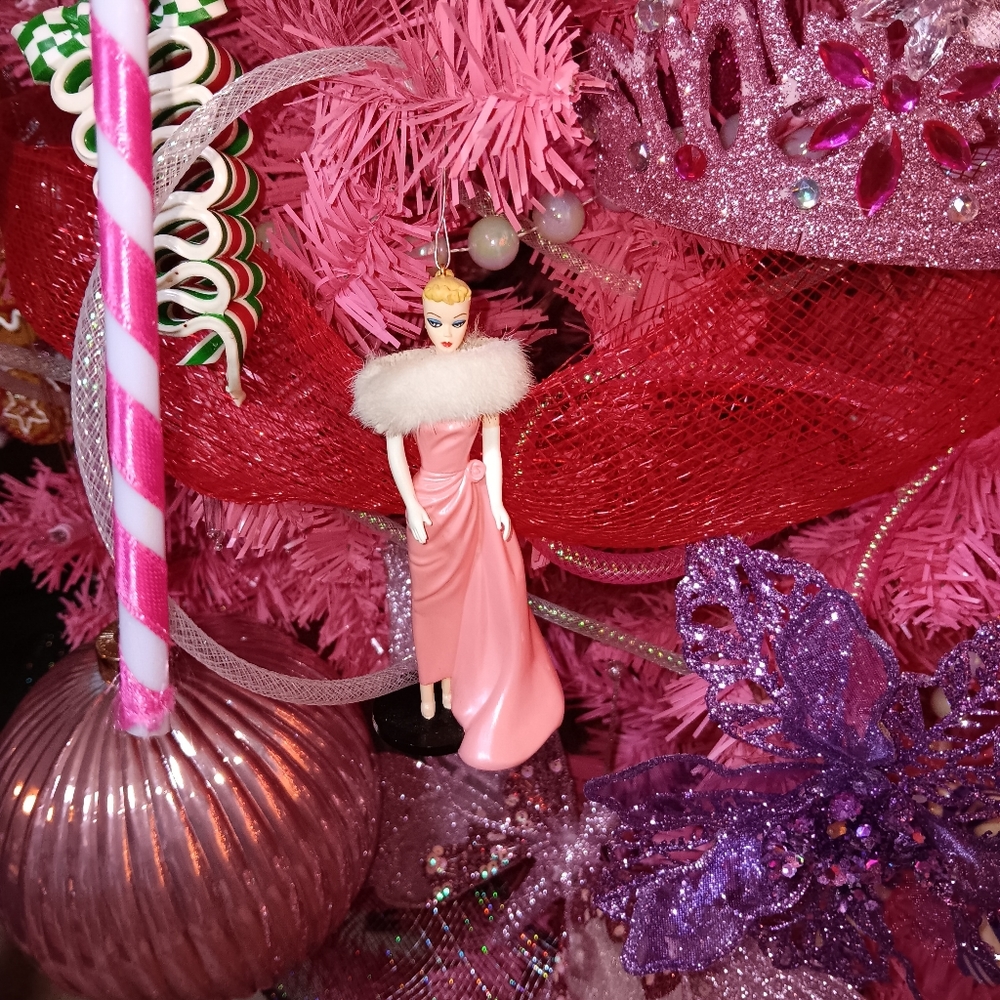 1996 VINTAGE BARBIE DOLL ENCHANTED EVENING CHRISTMAS TREE ORNAMENT - Picture 13 of 13